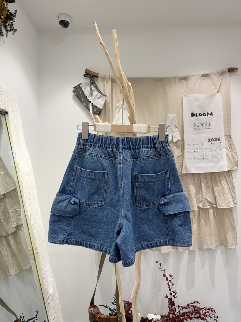 BLOOM韓國東大門代購女士新品時尚推薦職業人氣熱賣短褲口袋BLOOM-S短褲