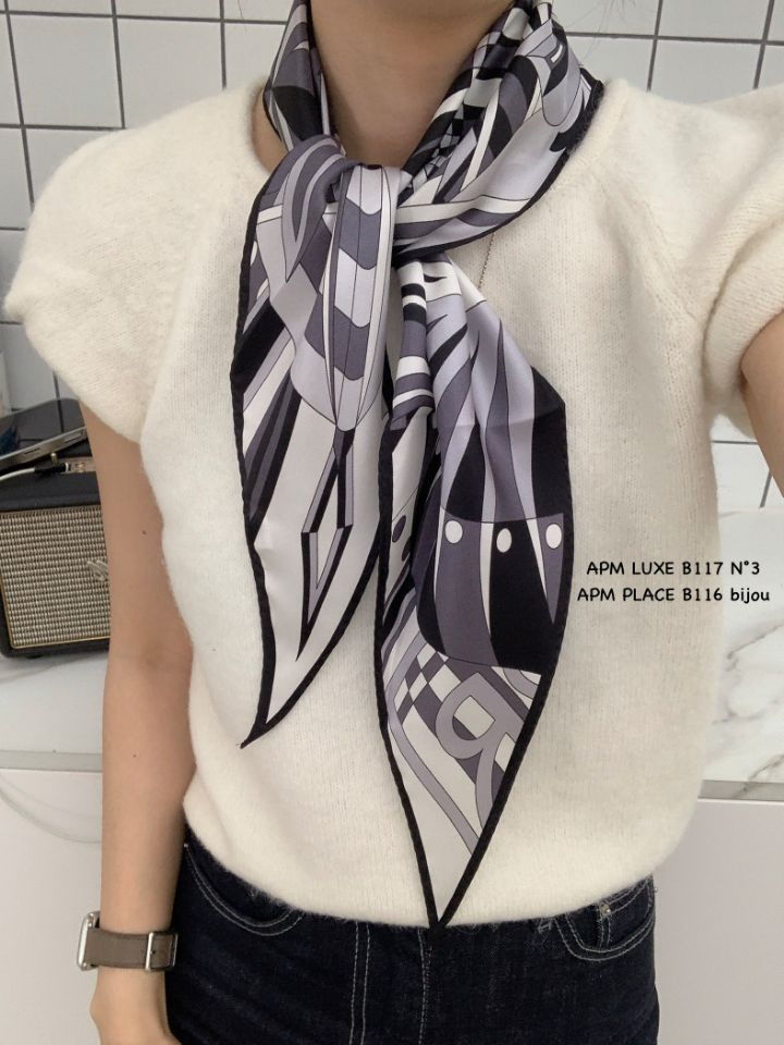 N3韓國代購女裝新品休閑時尚推薦人氣熱賣26春夏圍巾披肩絲綢N3圍巾/披肩