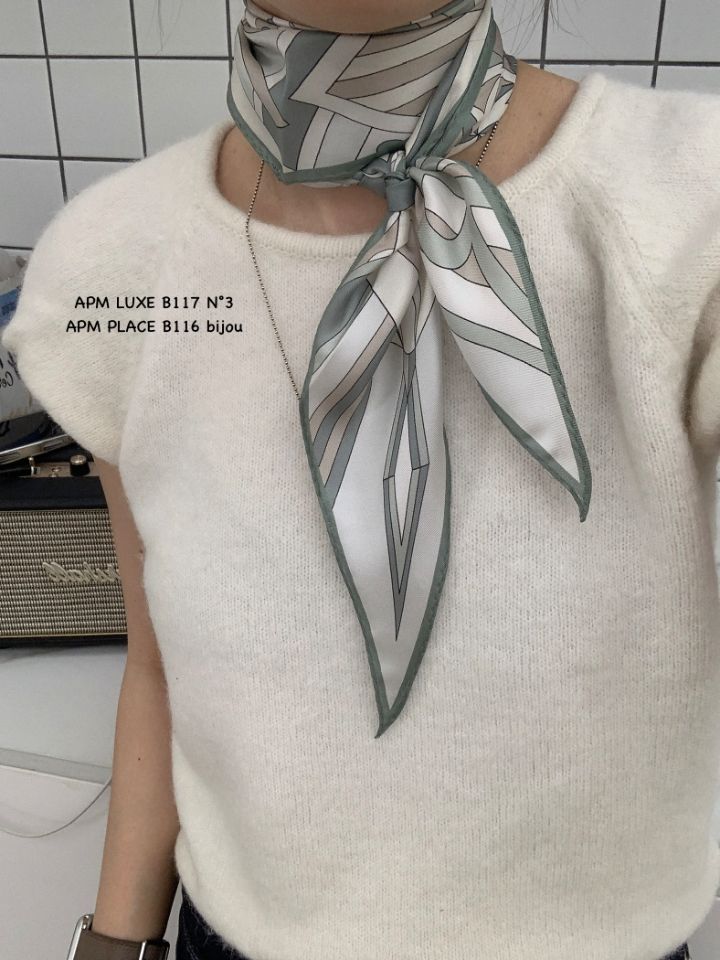 N3韓國代購女裝新品休閑時尚推薦人氣熱賣26春夏圍巾披肩絲綢N3圍巾/披肩