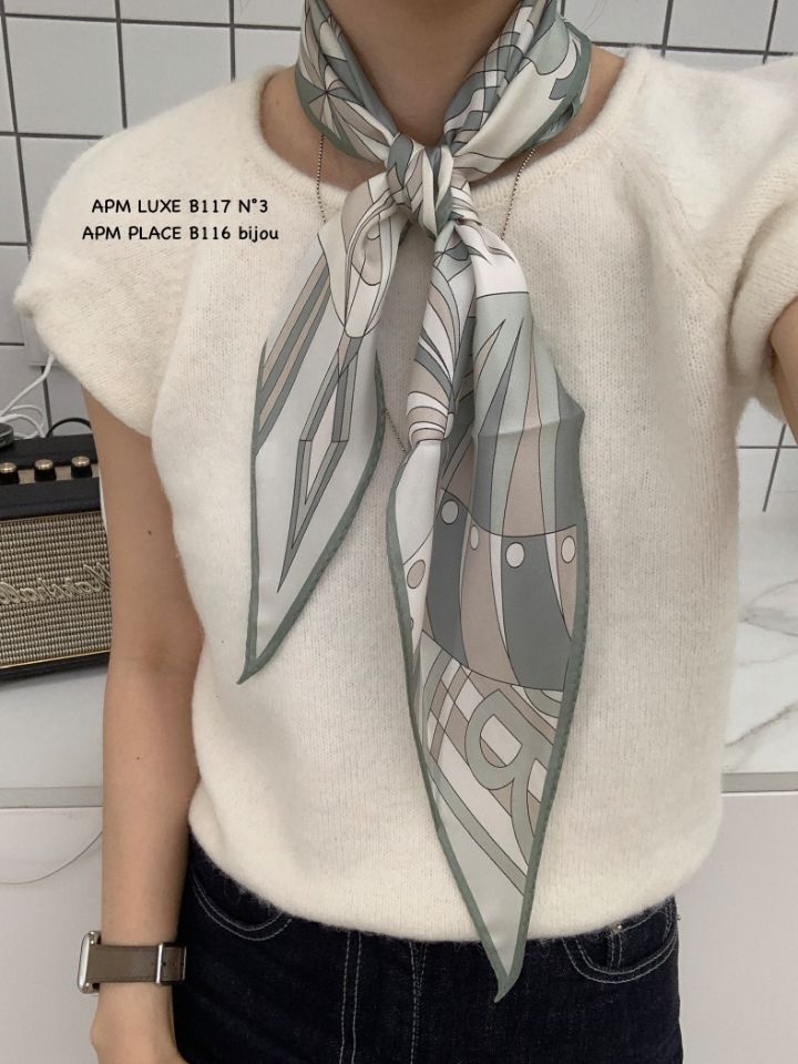 N3韓國代購女裝新品休閑時尚推薦人氣熱賣26春夏圍巾披肩絲綢N3圍巾/披肩