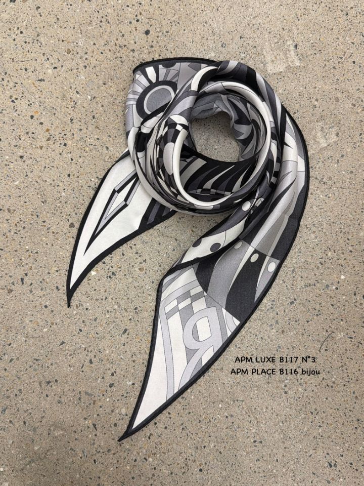 N3韓國代購女裝新品休閑時尚推薦人氣熱賣26春夏圍巾披肩絲綢N3圍巾/披肩圖色2