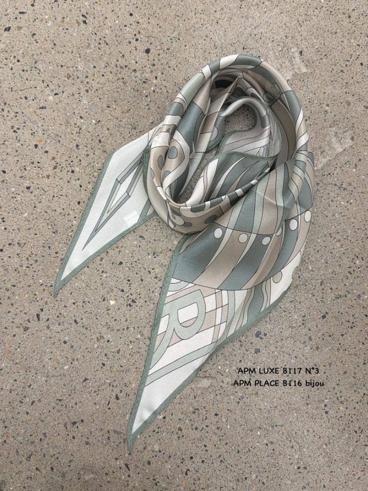 N3韓國代購女裝新品休閑時尚推薦人氣熱賣26春夏圍巾披肩絲綢N3圍巾/披肩圖色3