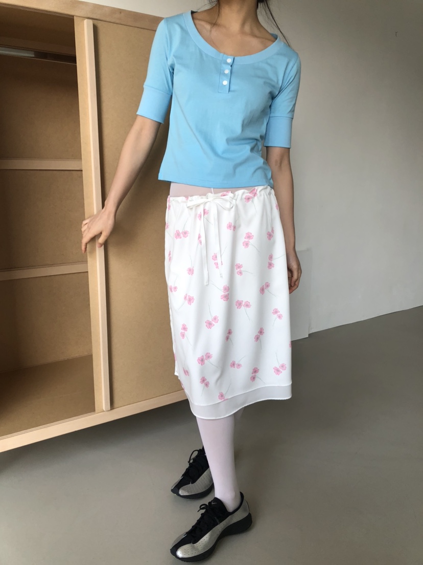 FLASH/I LOVE ME韓國代購女裝新品推薦休閑半身裙中短裙FLASH/I LOVE ME半身裙/中短裙