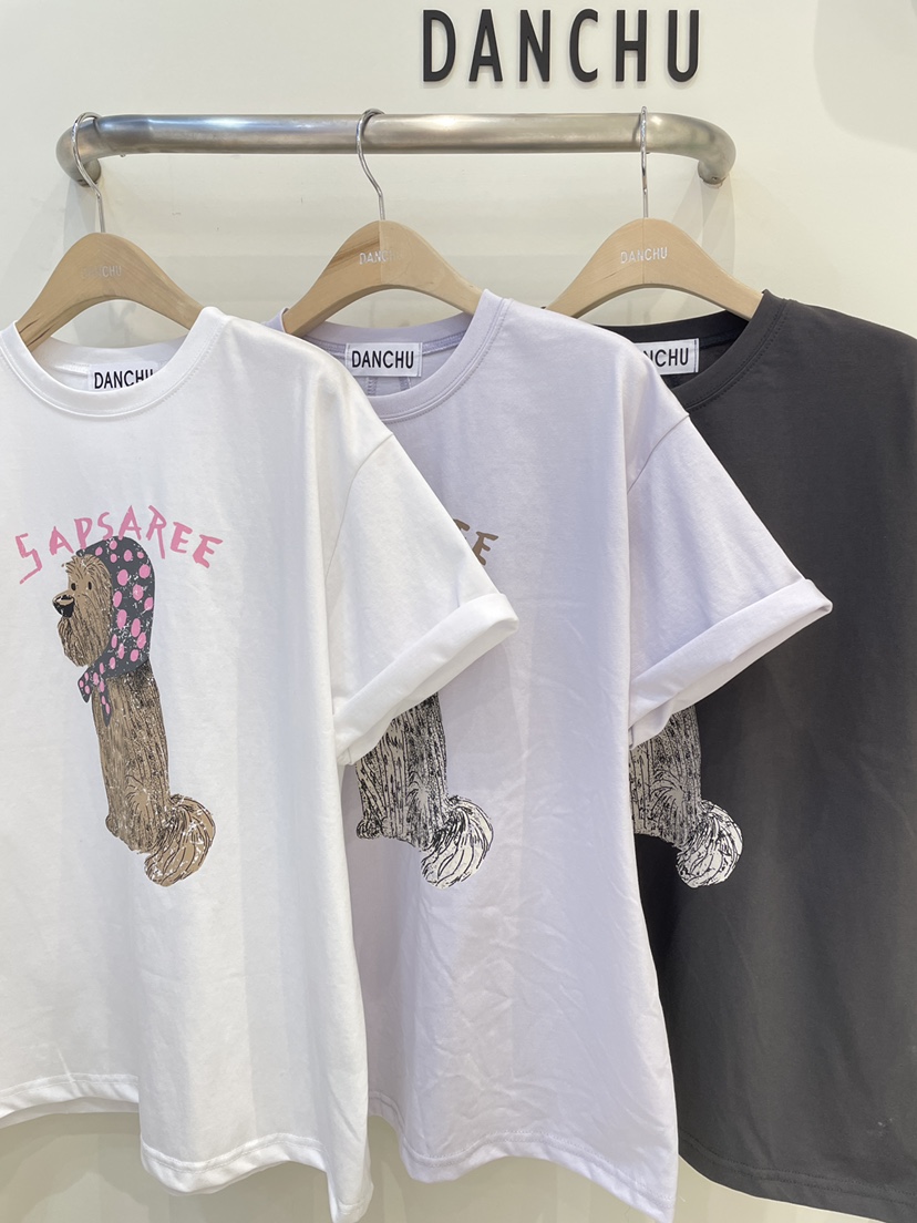 DANCHU韓國東大門代購女士新品職業熱賣人氣休閑時尚26春夏T恤DANCHUT恤