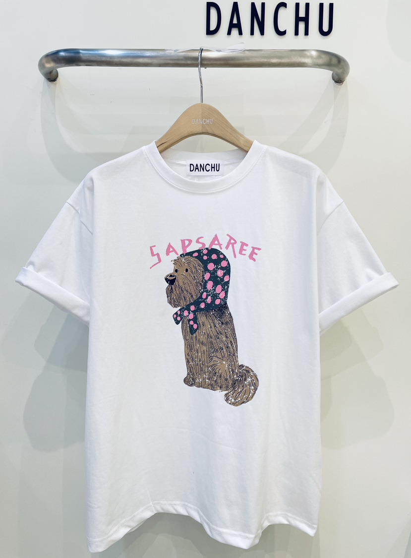 DANCHU韓國東大門代購女士新品職業熱賣人氣休閑時尚26春夏T恤DANCHUT恤圖色1