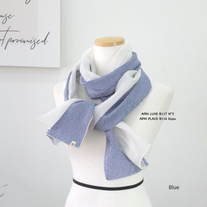 N3韓國東大門直郵女士新品休閑職業推薦圍巾披肩格紋圍巾N3圍巾/披肩