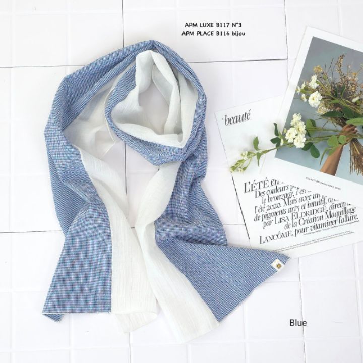 N3韓國東大門直郵女士新品休閑職業推薦圍巾披肩格紋圍巾N3圍巾/披肩圖色2