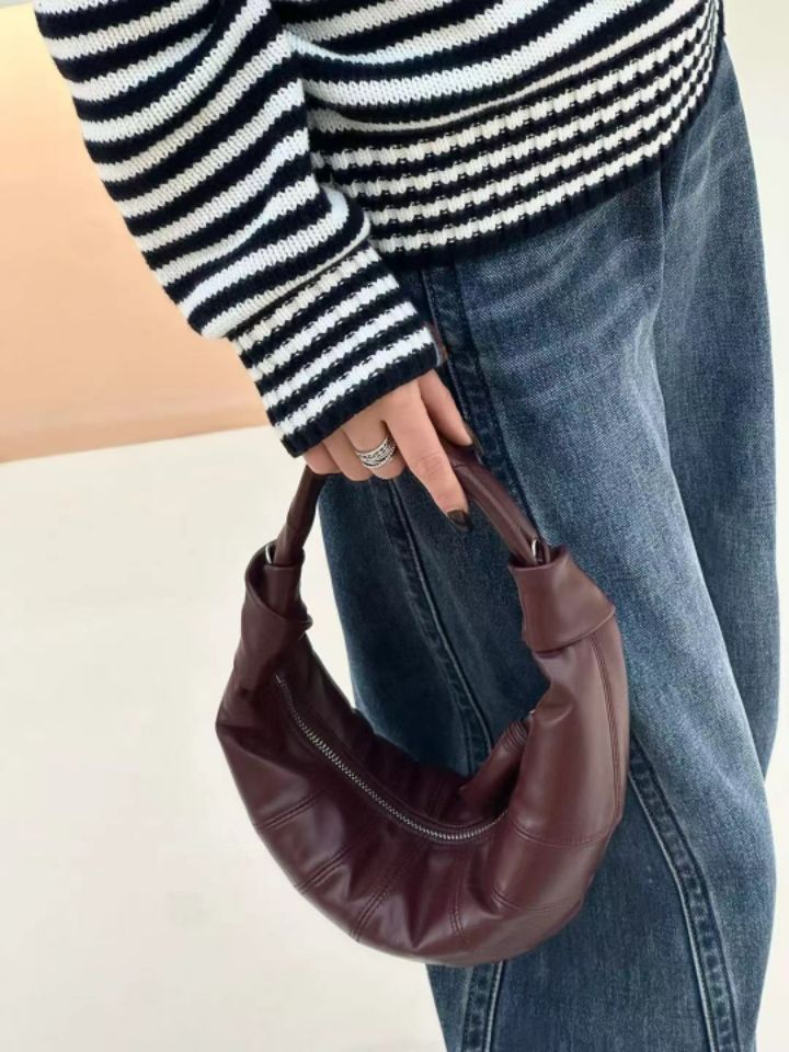 TROUVAILLE韓國代購女士新品人氣職業26春夏休閑手提包羊皮TROUVAILLE手提包