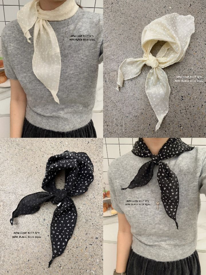 N3韓國東大門直郵女裝新品休閑時尚推薦圍巾披肩花朵圍巾N3圍巾/披肩