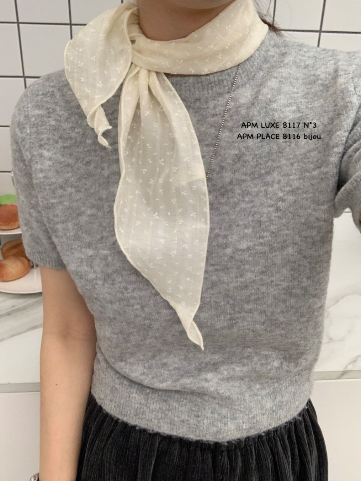 N3韓國東大門直郵女裝新品休閑時尚推薦圍巾披肩花朵圍巾N3圍巾/披肩