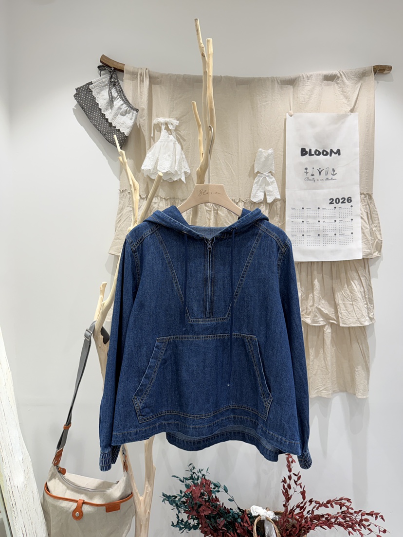 BLOOM韓國直郵實拍女裝新品26春夏人氣職業推薦休閑時尚衛衣BLOOM-S衛衣圖色1