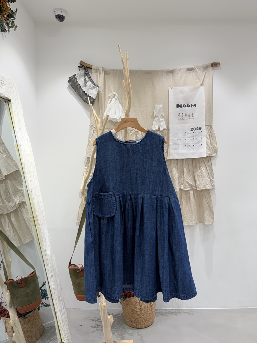 BLOOM韓國直郵實拍女士新款時尚26春夏休閑職業連衣裙拉鏈BLOOM-S連衣裙圖色1