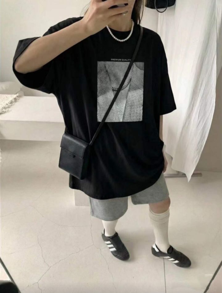 BOBBIE DOLL韓國直郵實拍女士新品26春夏時尚推薦熱賣T恤BOBBIE DOLLT恤圖色1