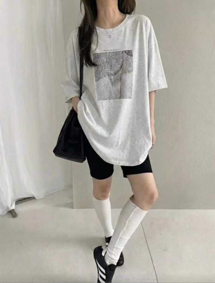 BOBBIE DOLL韓國直郵實拍女士新品26春夏時尚推薦熱賣T恤BOBBIE DOLLT恤圖色2