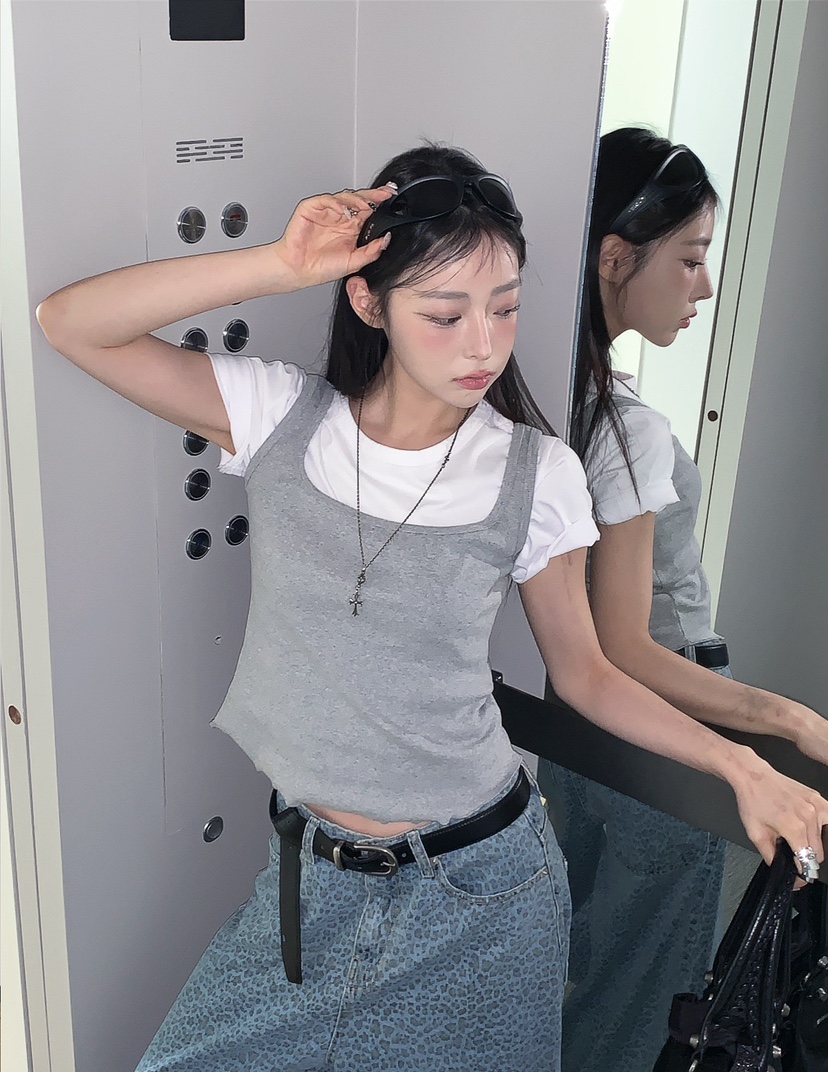 OURWAVE/OUR ROOM韓國東大門代購女裝新款熱賣26春夏T恤Our Wave/Our RoomT恤