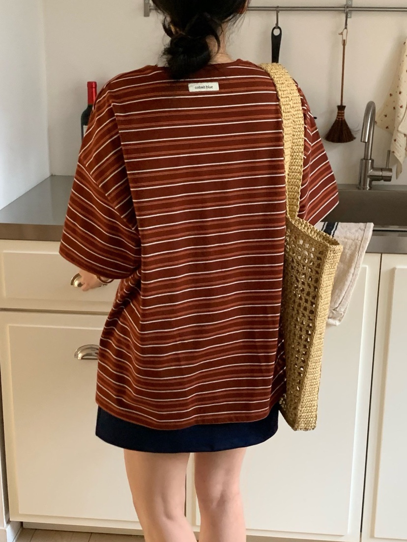 COBALT BLUE韓國代購女裝新款時尚26春夏熱賣休閑人氣T恤COBALT BLUET恤