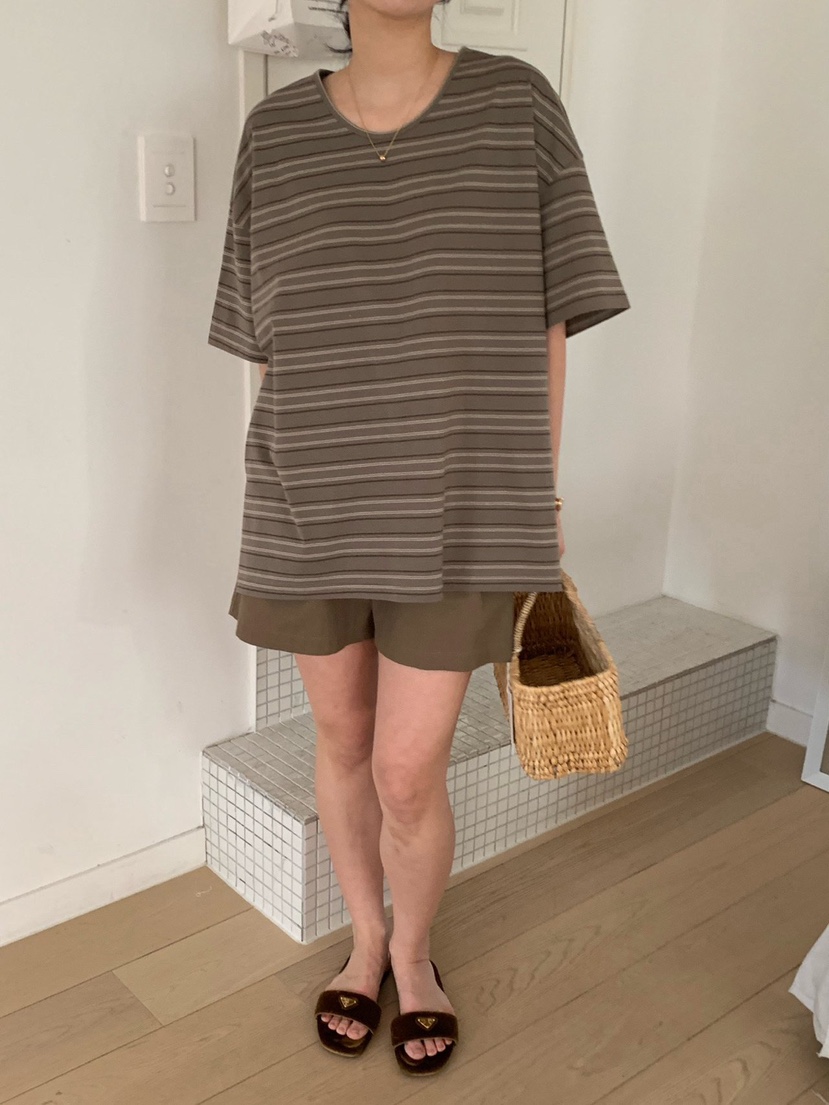 COBALT BLUE韓國代購女裝新款時尚26春夏熱賣休閑人氣T恤COBALT BLUET恤圖色5