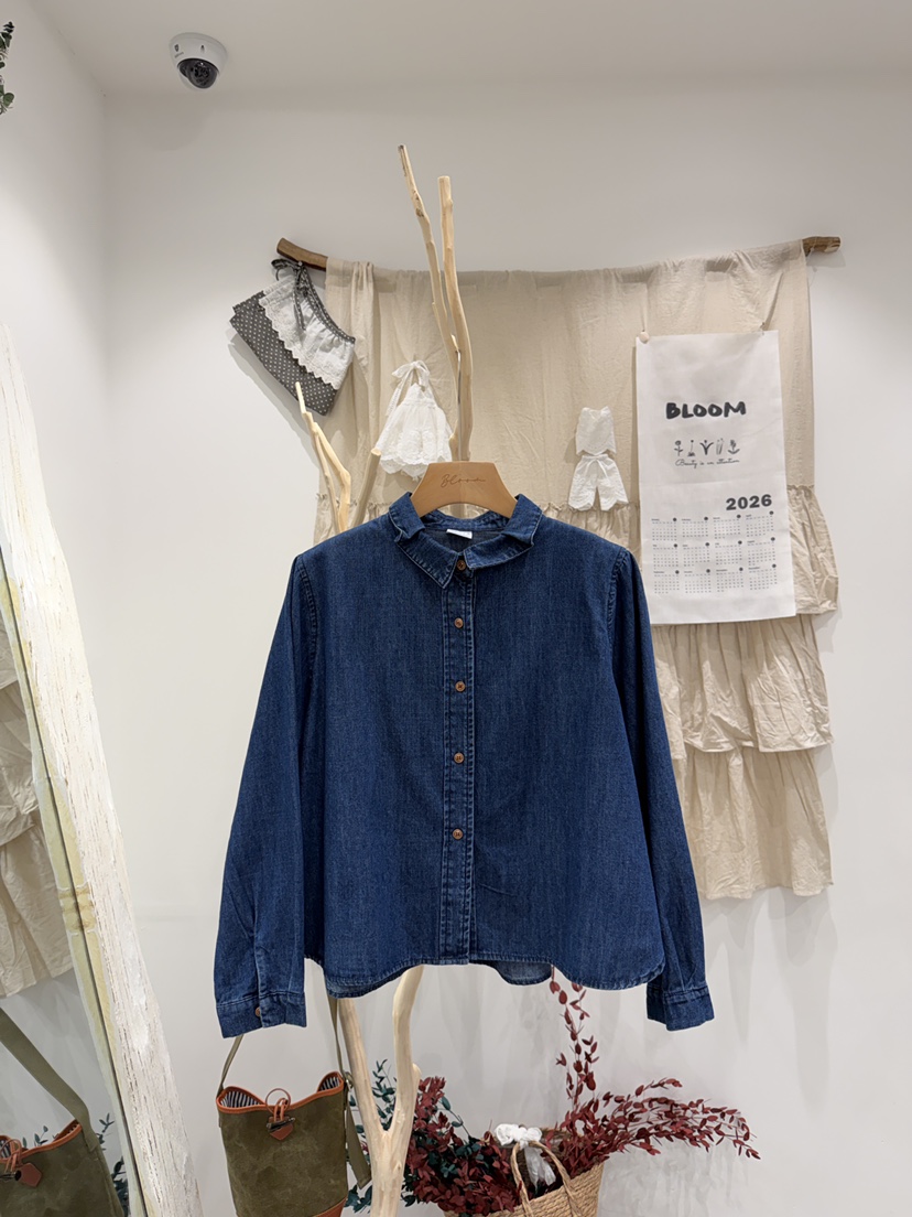 BLOOM韓國直郵實拍女裝新品休閑熱賣人氣時尚推薦襯衫蕾絲衫BLOOM-S襯衫/蕾絲衫圖色1