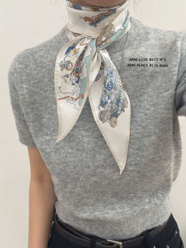 N3韓國東大門代購女裝新品熱賣26春夏休閑人氣圍巾披肩絲綢N3圍巾/披肩