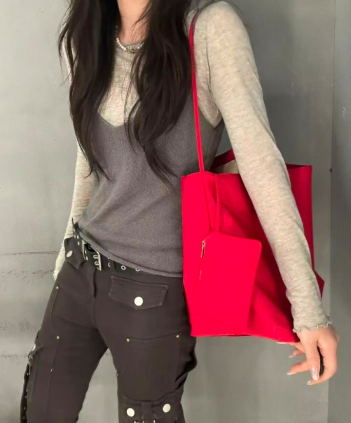 TROUVAILLE韓國東大門直郵女士新品人氣26春夏單肩斜跨包TROUVAILLE單肩/斜跨包