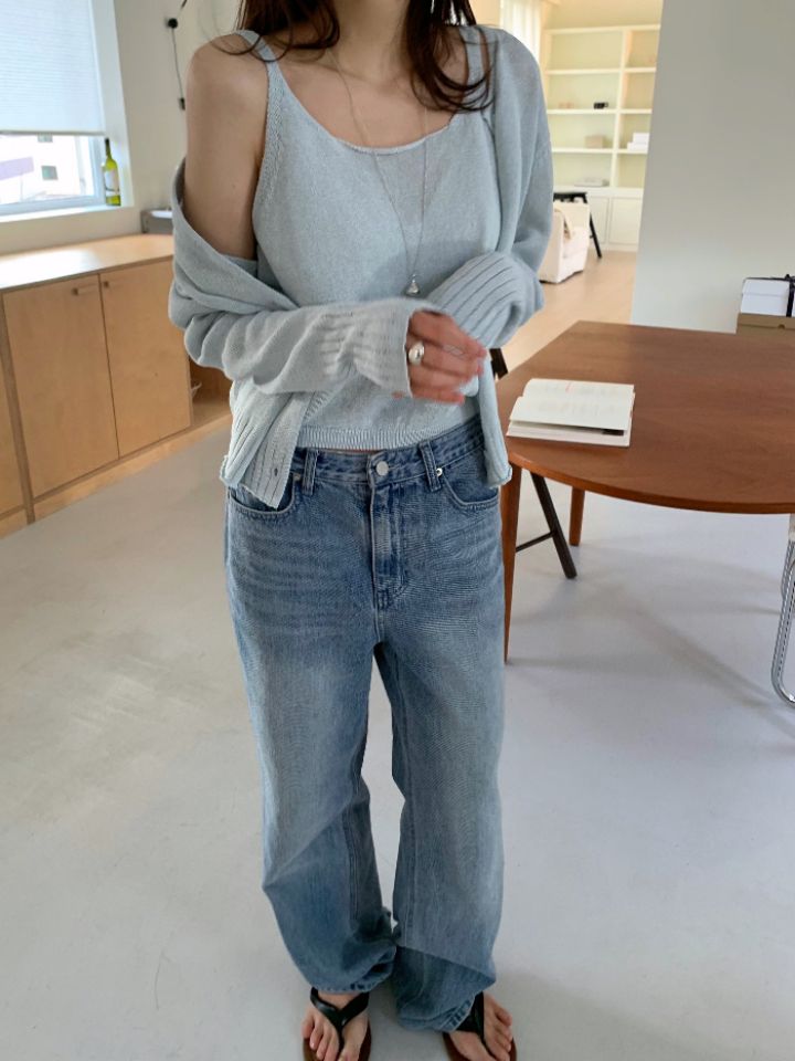 KOMOREBI韓國東大門代購女裝新款休閑人氣熱賣套裝套裝開衫KOMOREBI套裝