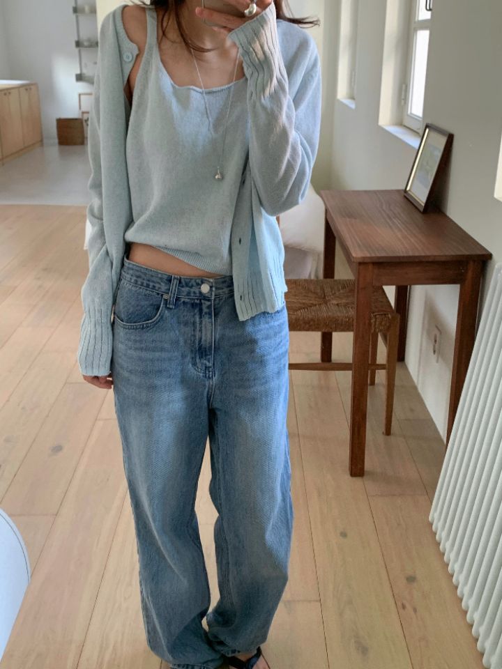 KOMOREBI韓國東大門代購女裝新款休閑人氣熱賣套裝套裝開衫KOMOREBI套裝