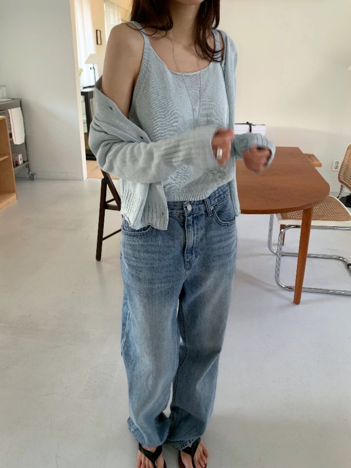 KOMOREBI韓國東大門代購女裝新款休閑人氣熱賣套裝套裝開衫KOMOREBI套裝