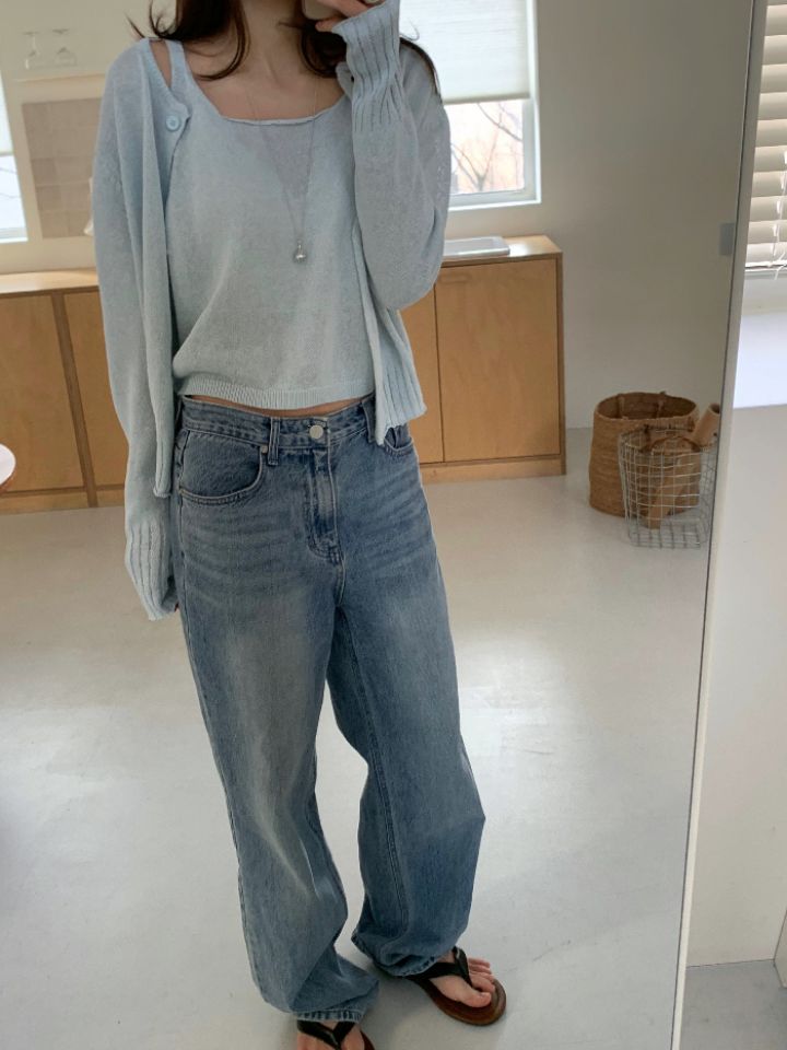 KOMOREBI韓國東大門代購女裝新款休閑人氣熱賣套裝套裝開衫KOMOREBI套裝