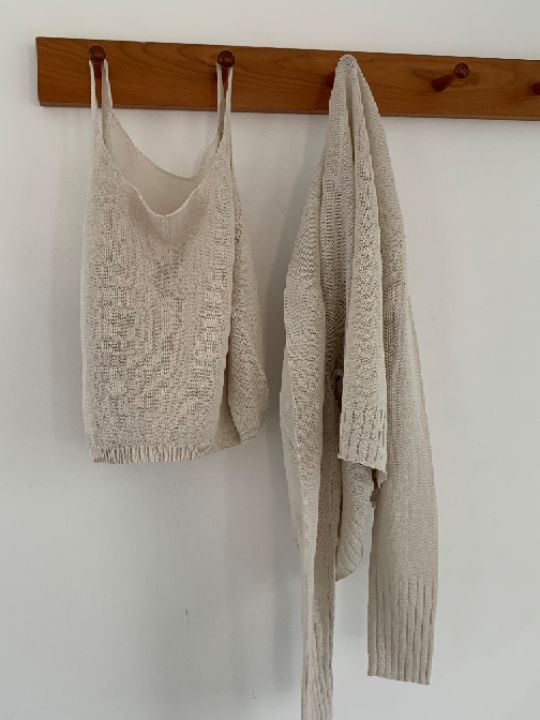 KOMOREBI韓國東大門代購女裝新款休閑人氣熱賣套裝套裝開衫KOMOREBI套裝圖色2