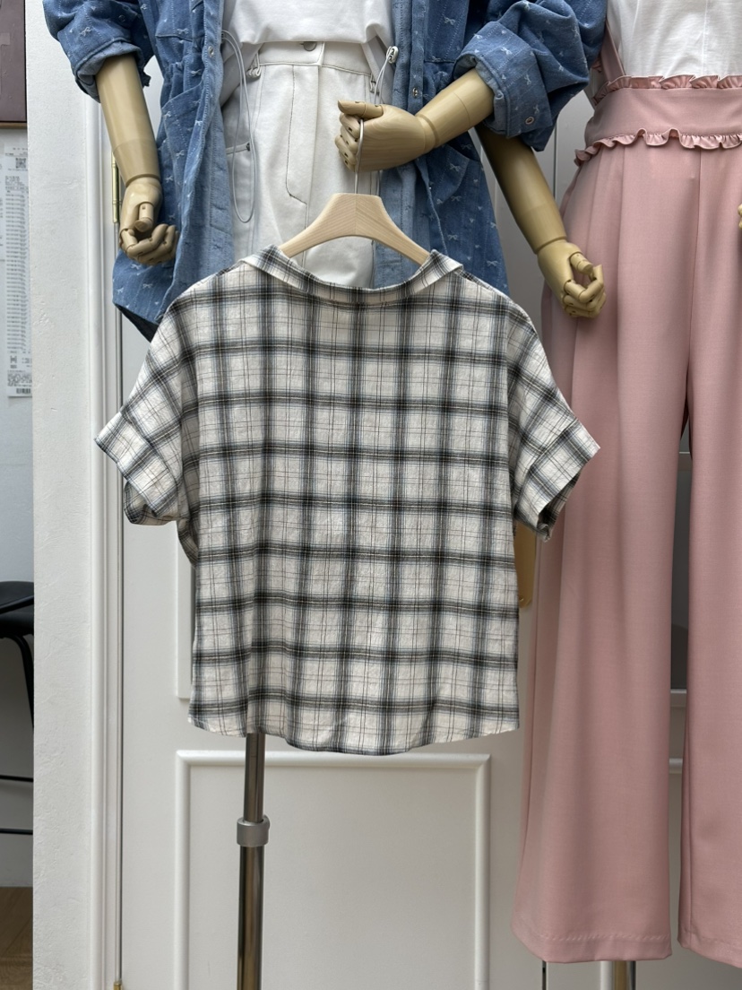 RE:FRESH-L韓國東大門直郵女裝新款26春夏時尚襯衫蕾絲衫RE:FRESH襯衫/蕾絲衫