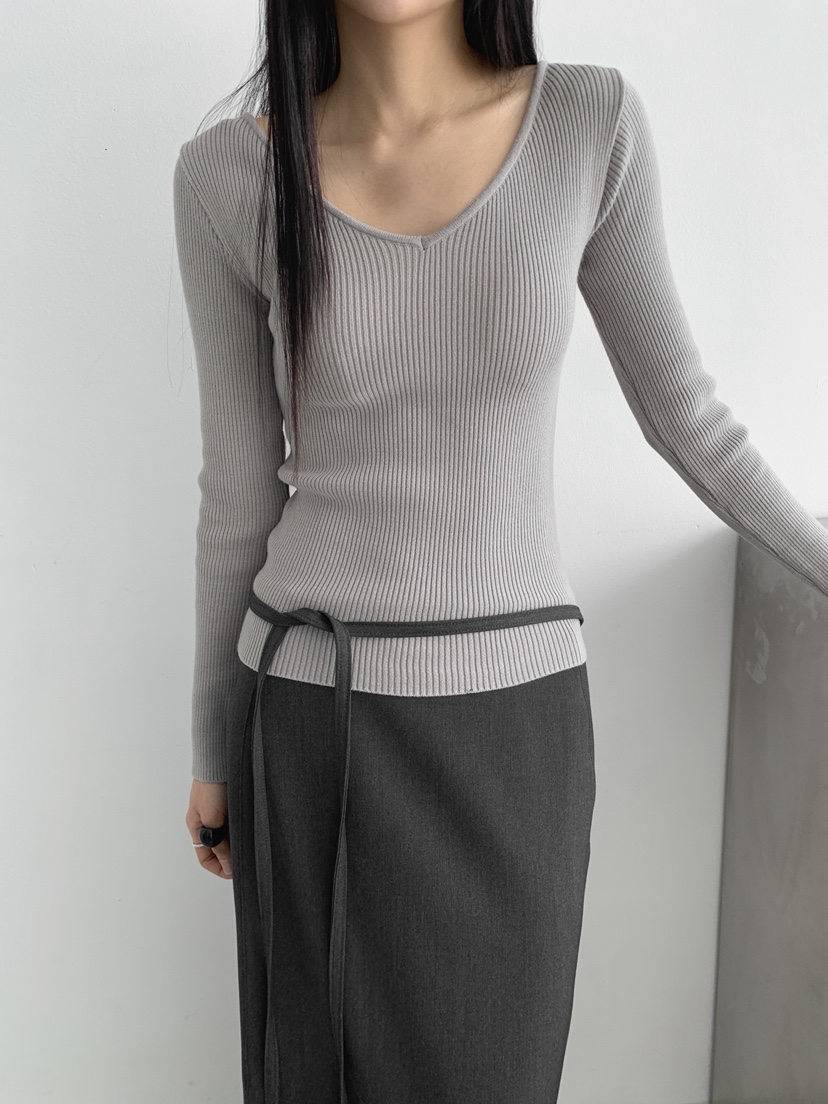 MOMENT韓國直郵女裝新品休閑人氣26春夏熱賣推薦時尚針織衫MOMENT/RECOVER針織衫圖色1