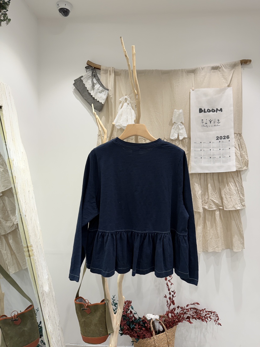 BLOOM韓國直郵實拍女裝新款推薦休閑時尚人氣26春夏長袖T恤BLOOM-S長袖T恤