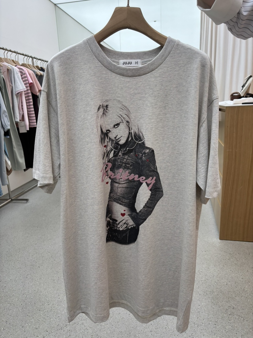 JUJU韓國直郵女士新品26春夏熱賣人氣休閑時尚推薦職業T恤JUJUT恤圖色3