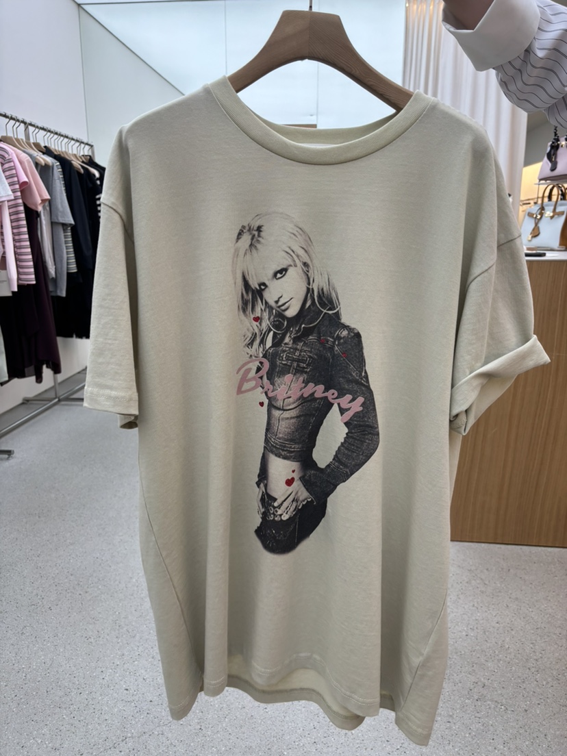 JUJU韓國直郵女士新品26春夏熱賣人氣休閑時尚推薦職業T恤JUJUT恤圖色4