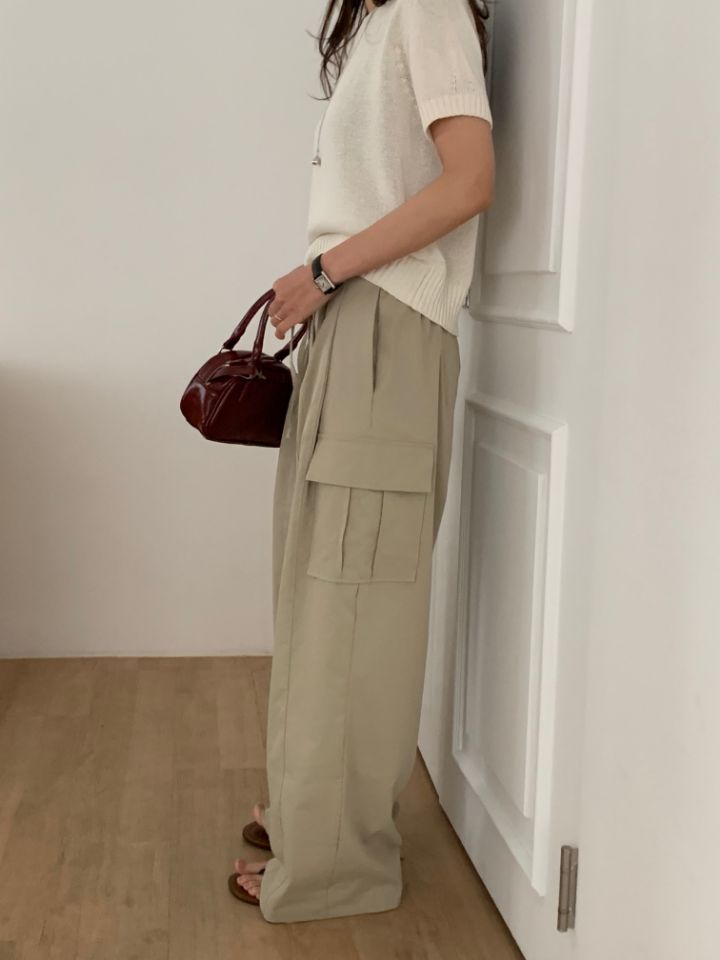 KOMOREBI韓國東大門直郵女裝新款人氣職業休閑休閑褲工裝褲KOMOREBI休閑褲