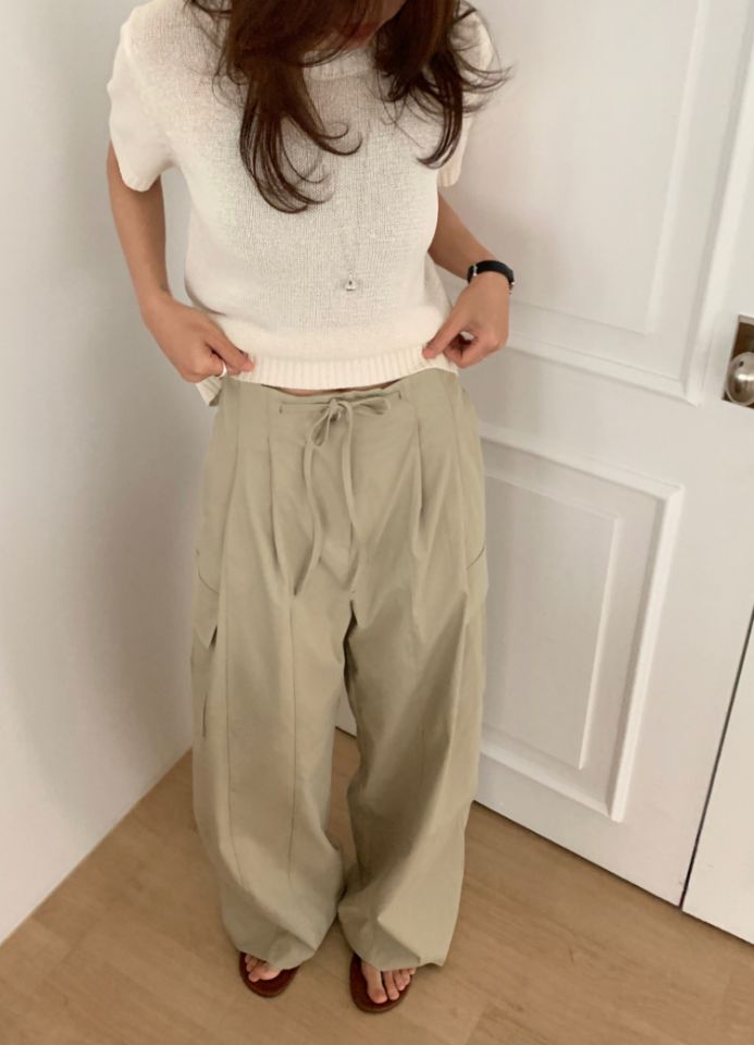 KOMOREBI韓國東大門直郵女裝新款人氣職業休閑休閑褲工裝褲KOMOREBI休閑褲