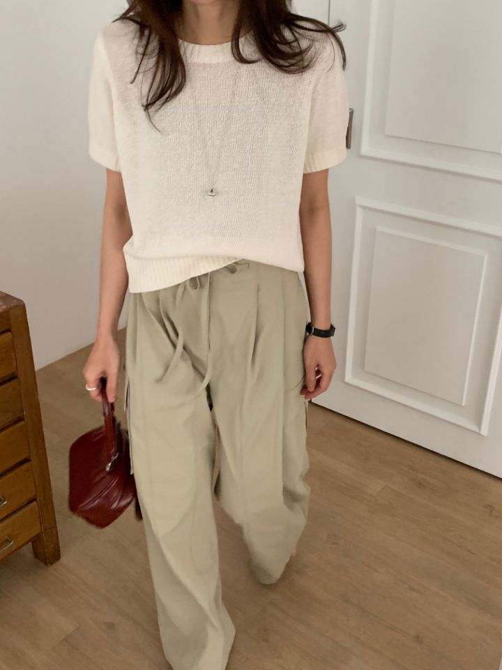 KOMOREBI韓國東大門直郵女裝新款人氣職業休閑休閑褲工裝褲KOMOREBI休閑褲