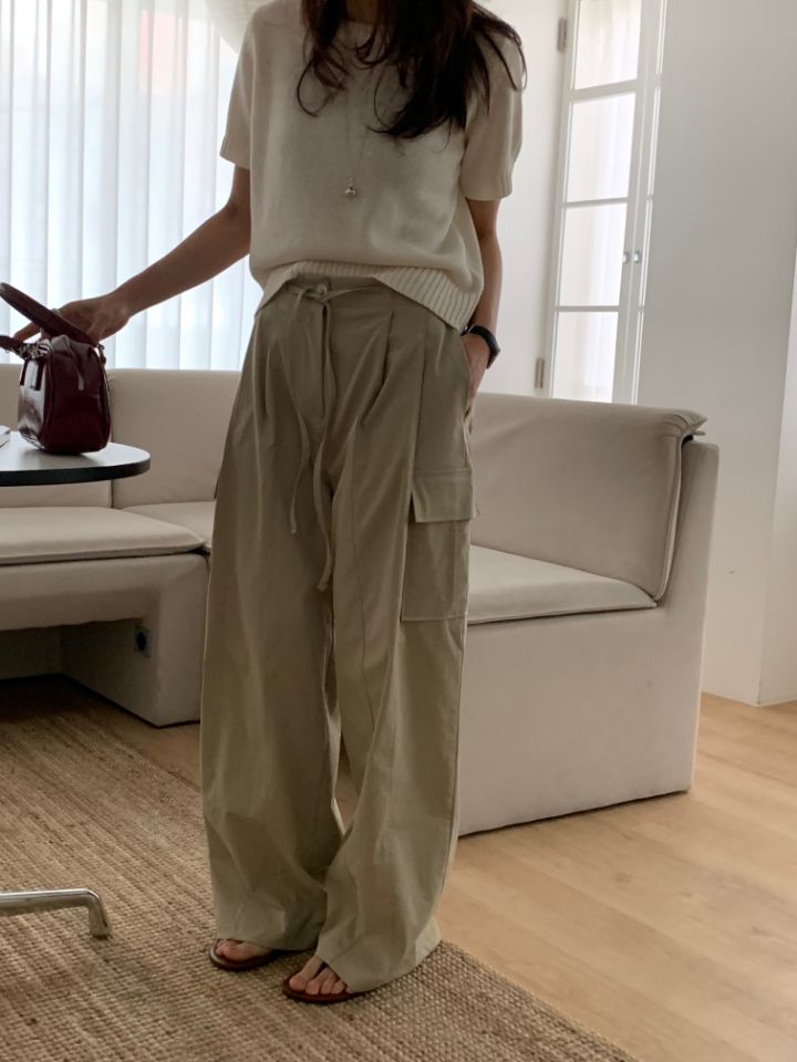 KOMOREBI韓國東大門直郵女裝新款人氣職業休閑休閑褲工裝褲KOMOREBI休閑褲