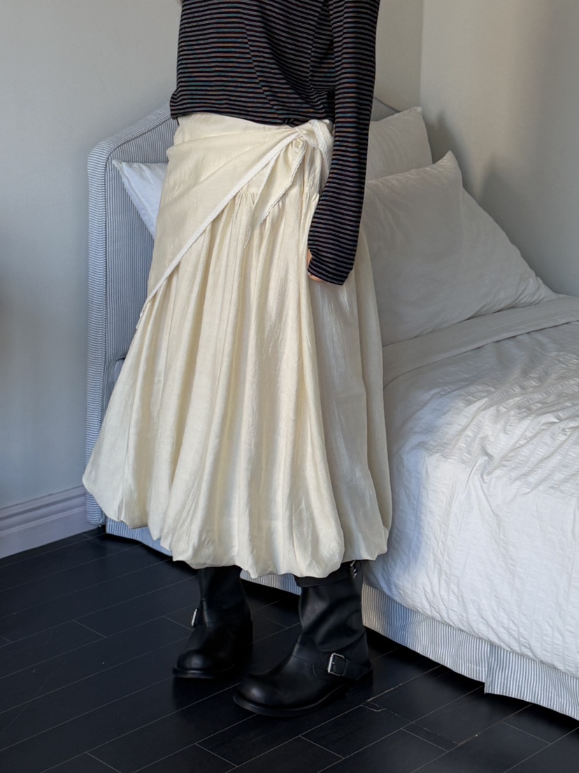 I MFACT韓國直郵實拍女士新品推薦職業人氣26春夏長裙圍巾I MFACT長裙