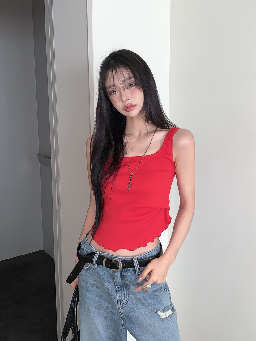 OURWAVE/OUR ROOM韓國直郵實拍女裝新款26春夏吊帶背心Our Wave/Our Room吊帶/背心