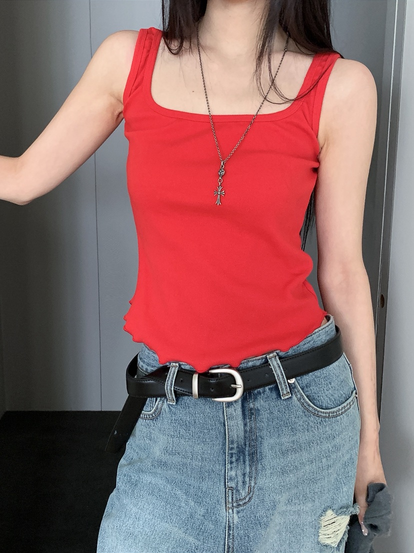 OURWAVE/OUR ROOM韓國直郵實拍女裝新款26春夏吊帶背心Our Wave/Our Room吊帶/背心