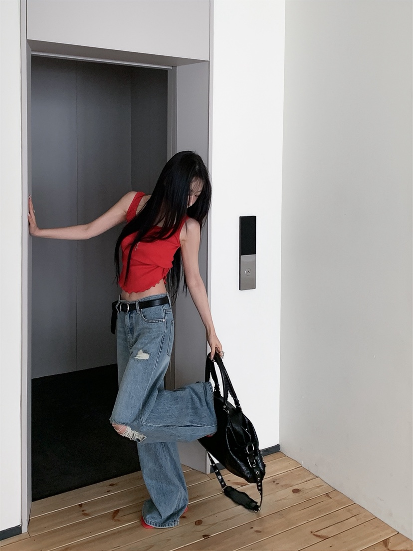 OURWAVE/OUR ROOM韓國直郵實拍女裝新款26春夏吊帶背心Our Wave/Our Room吊帶/背心