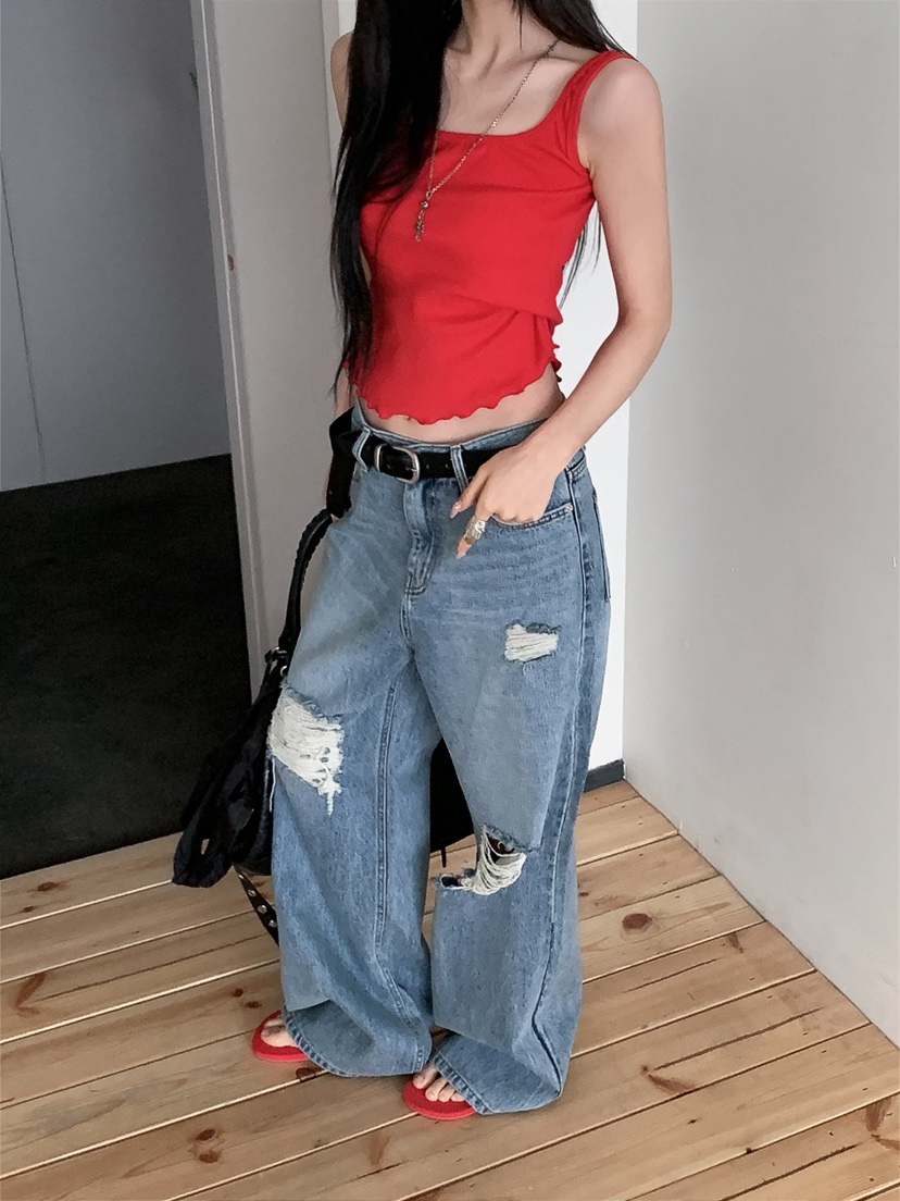 OURWAVE/OUR ROOM韓國直郵實拍女裝新款26春夏吊帶背心Our Wave/Our Room吊帶/背心