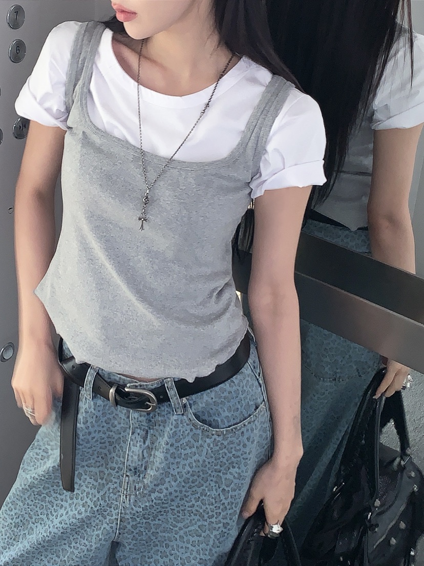 OURWAVE/OUR ROOM韓國直郵實拍女裝新款26春夏吊帶背心Our Wave/Our Room吊帶/背心