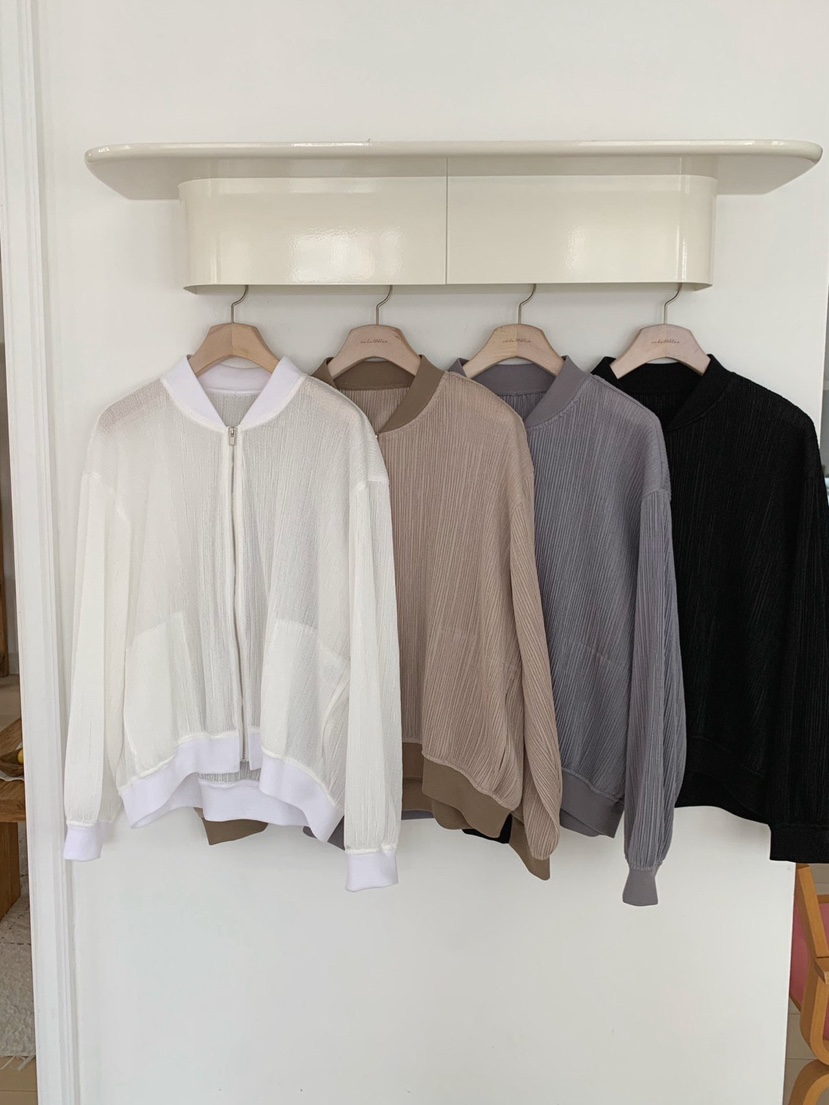 COBALT BLUE韓國東大門直郵女裝新款休閑熱賣職業夾克褶裥COBALT BLUE夾克