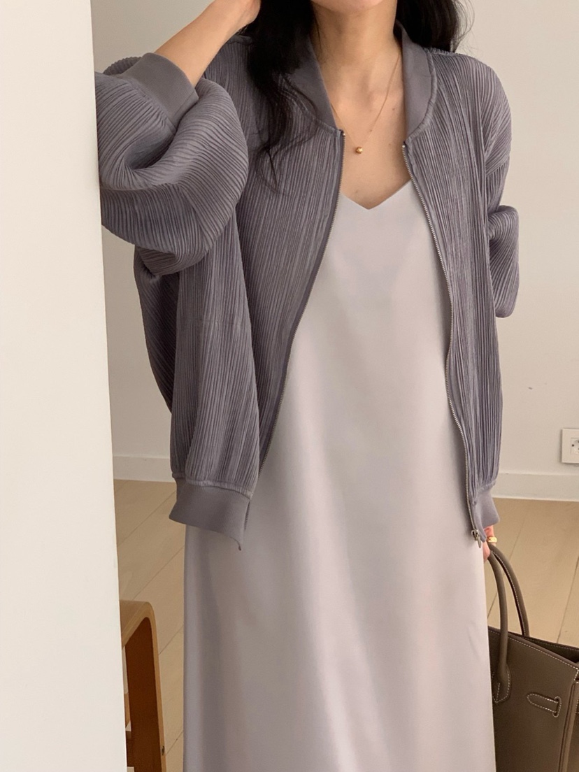 COBALT BLUE韓國東大門直郵女裝新款休閑熱賣職業夾克褶裥COBALT BLUE夾克