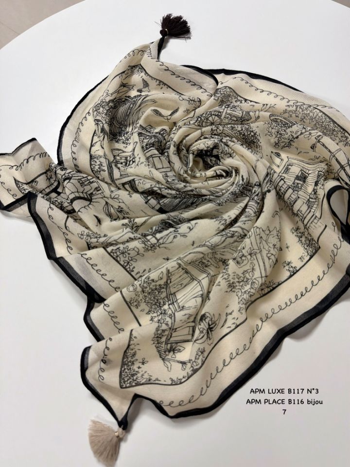 N3韓國直郵女裝新款熱賣職業時尚人氣推薦26春夏圍巾披肩N3圍巾/披肩