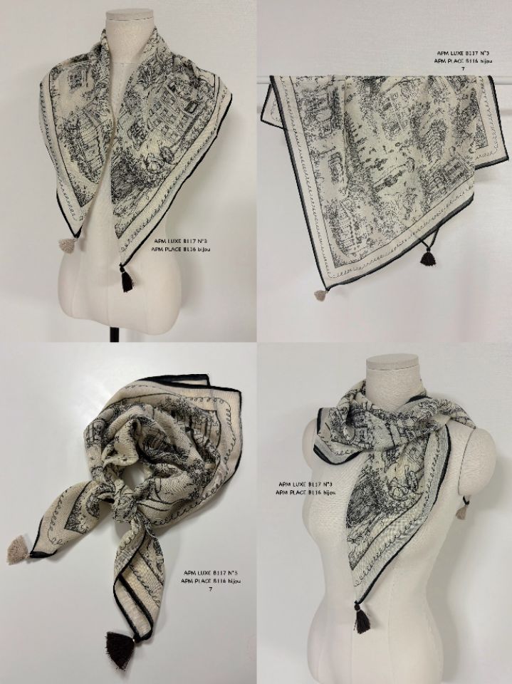 N3韓國直郵女裝新款熱賣職業時尚人氣推薦26春夏圍巾披肩N3圍巾/披肩