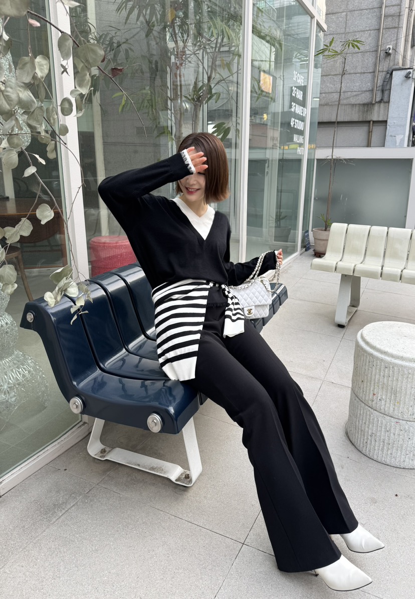 JUJU韓國代購女士新品熱賣人氣職業26春夏時尚休閑休閑褲JUJU休閑褲