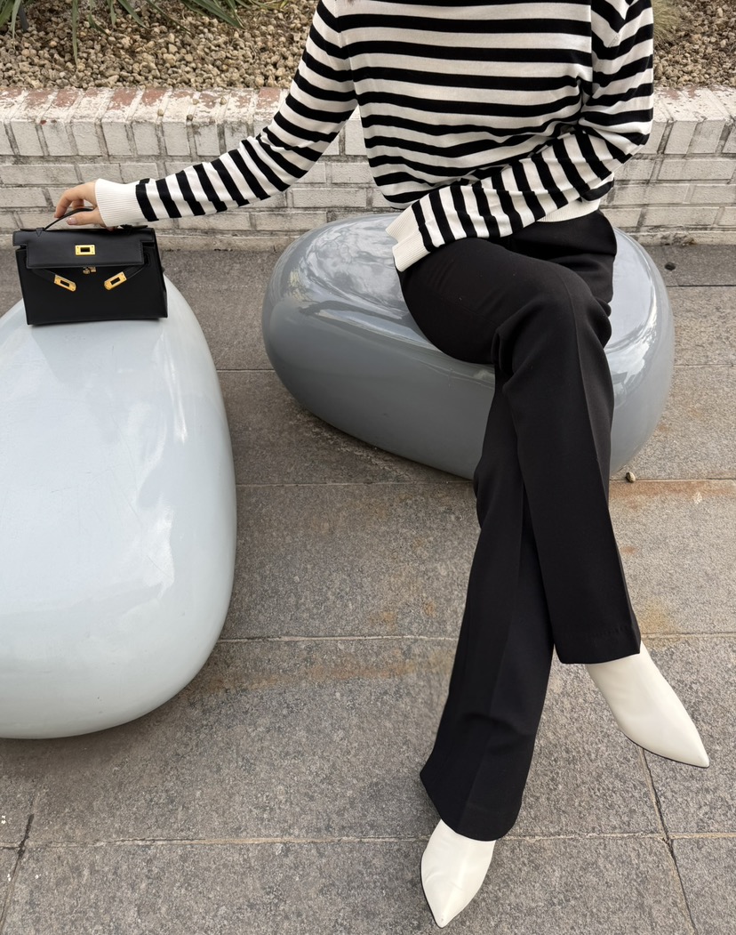 JUJU韓國代購女士新品熱賣人氣職業26春夏時尚休閑休閑褲JUJU休閑褲